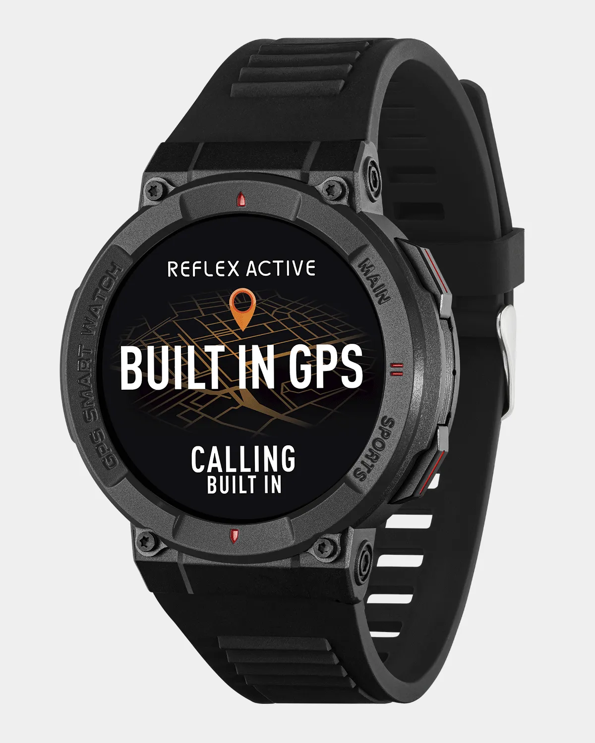 Series 43 Silicone Strap GPS Sports Smart Watch