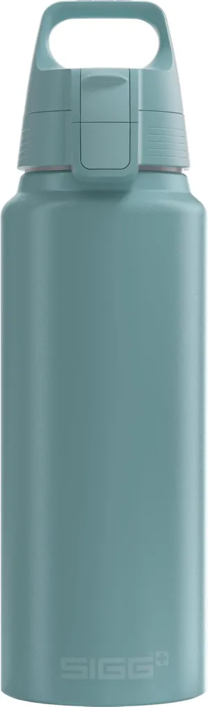 SIGG - Aluminum Water Bottle - WMB Pathfinder Morning Blue - ClimatePartner Certified - Suitable for Carbonated Beverages - Leakproof & Lightweight - BPA Free - Blue - 1.0 L