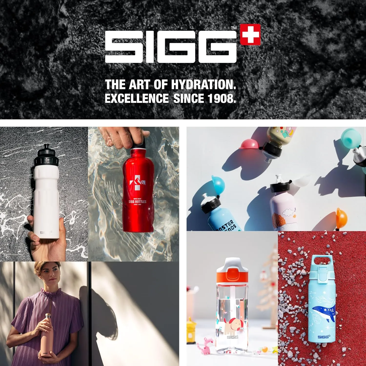 SIGG - Aluminum Water Bottle - WMB Pathfinder Morning Blue - ClimatePartner Certified - Suitable for Carbonated Beverages - Leakproof & Lightweight - BPA Free - Blue - 25 Oz