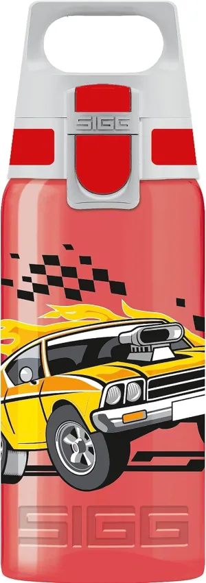 SIGG - Kids Water Bottle for School, Sports - VIVA ONE - Made in Germany - Dishwasher Safe - Carbonated Drinks - 17 Oz