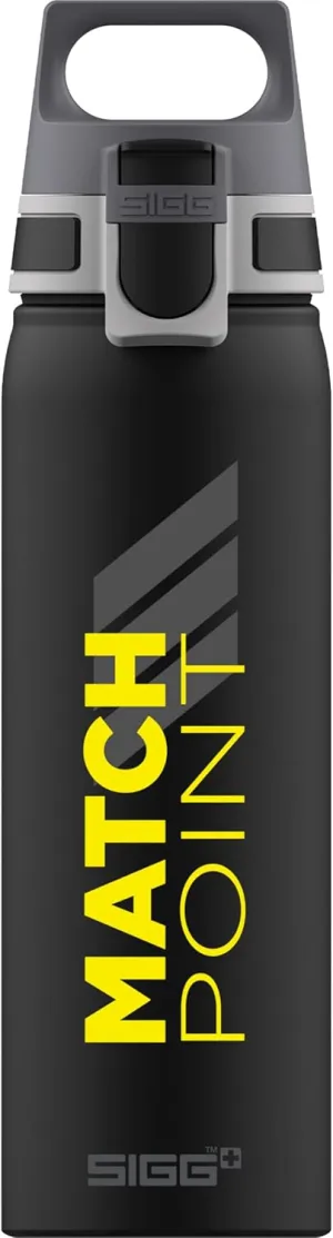 SIGG - Metal Water Bottle - WMB Pathfinder - Made in Switzerland - Carbonated Drinks - Wide Mouth - Lightweight - 34 Oz