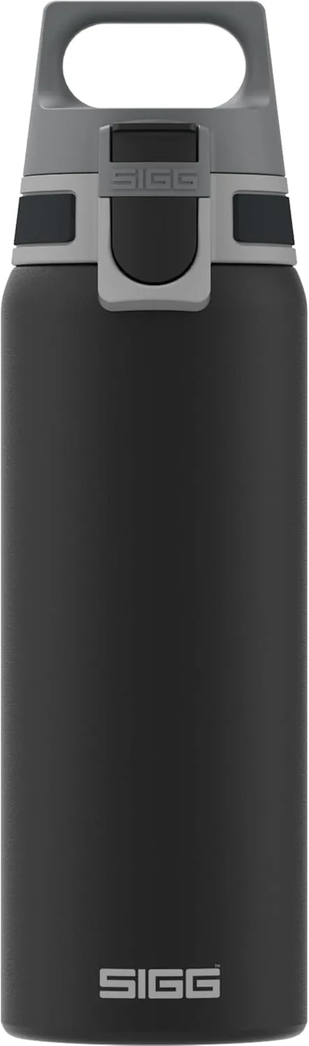 SIGG - Reusable Water Bottle - Shield ONE - Leakproof - Recyclable - BPA Free - Black - 25 Oz