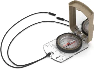 Silva Compass Navigation - Terra Ranger S - Made of Recycled Materials - Sighting Compass for Long Distances - Mirror & with Rotatable Housing - Scale 1:25k and 1:50k - for Hiking