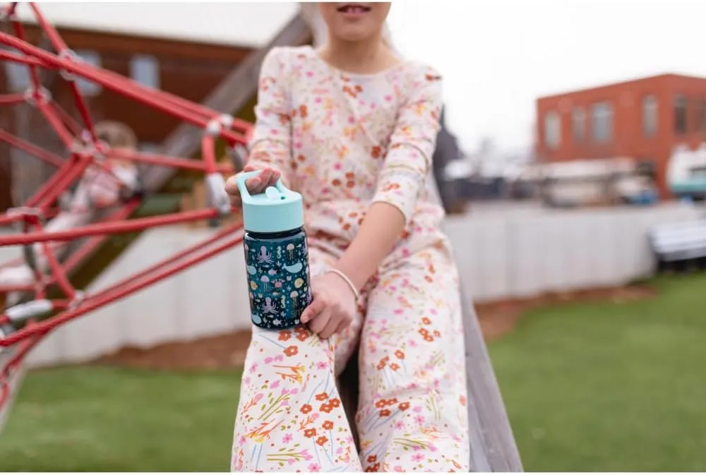 Simple Modern Kids Water Bottle Plastic BPA-Free Tritan Cup with Leak Proof Straw Lid | Reusable and Durable for Toddlers, Boys | Summit Collection | 12oz, Solar System