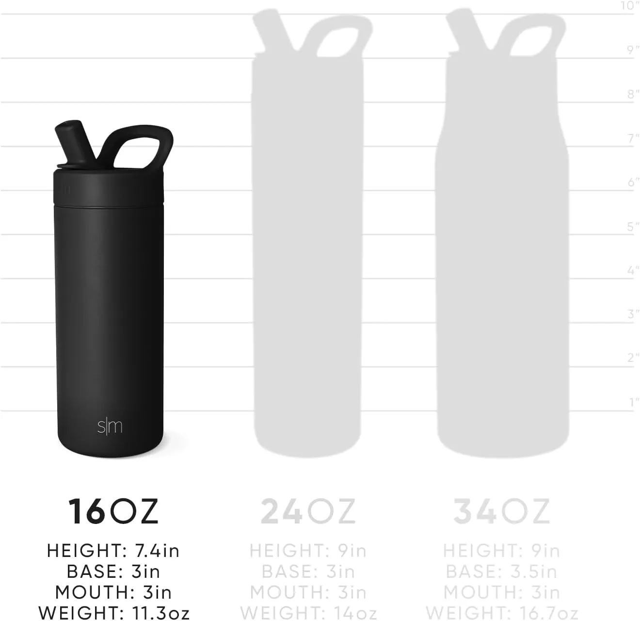 Simple Modern Kids Water Bottle with Straw lid | Insulated Stainless Steel Thermos | Reusable Water Bottles for Girls, School & Sports | Leak Proof & BPA Free | Mesa Collection | 16oz, Buttercup