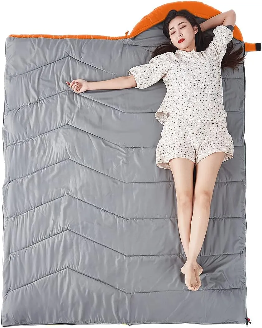 Sleeping Bag 4 Seasons Adults & Kids for Camping Hiking Trips Warm Cool Weather,Lightweight and Waterproof with Compression Bag,Indoors Outdoors Activities