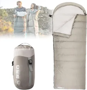 Sleeping Bag for Adults 300g/600g Fill Down Sleeping Bag Cold Weather Ultralight Sleeping Bag with Compression Sack Can be Used as a Down Blanket Duvet,for Backpacking,Camping,Hiking,300gDownFilling