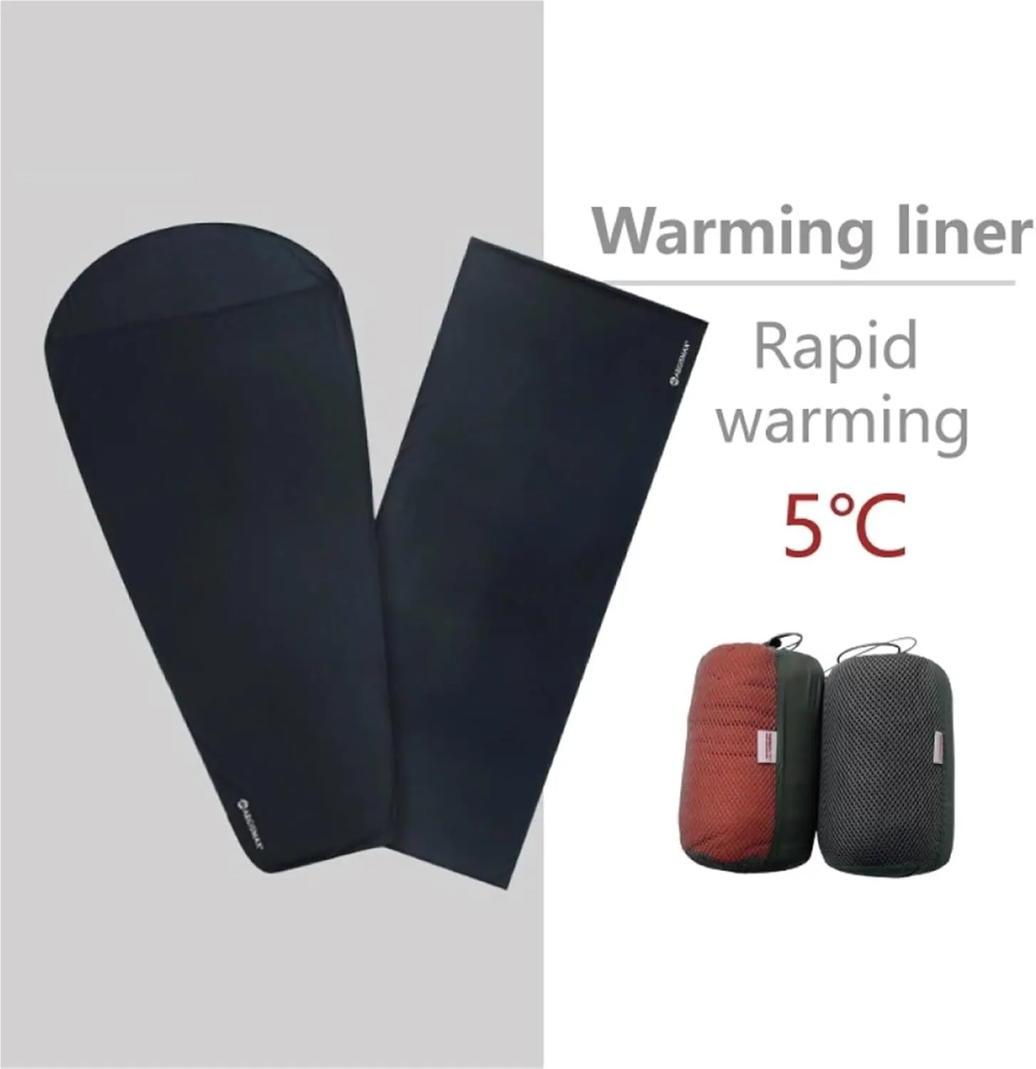 Sleeping Bag Liner Ultralight Camping Hiking Summer Outdoor Thermal Travel Sleep Sack for Men & Women