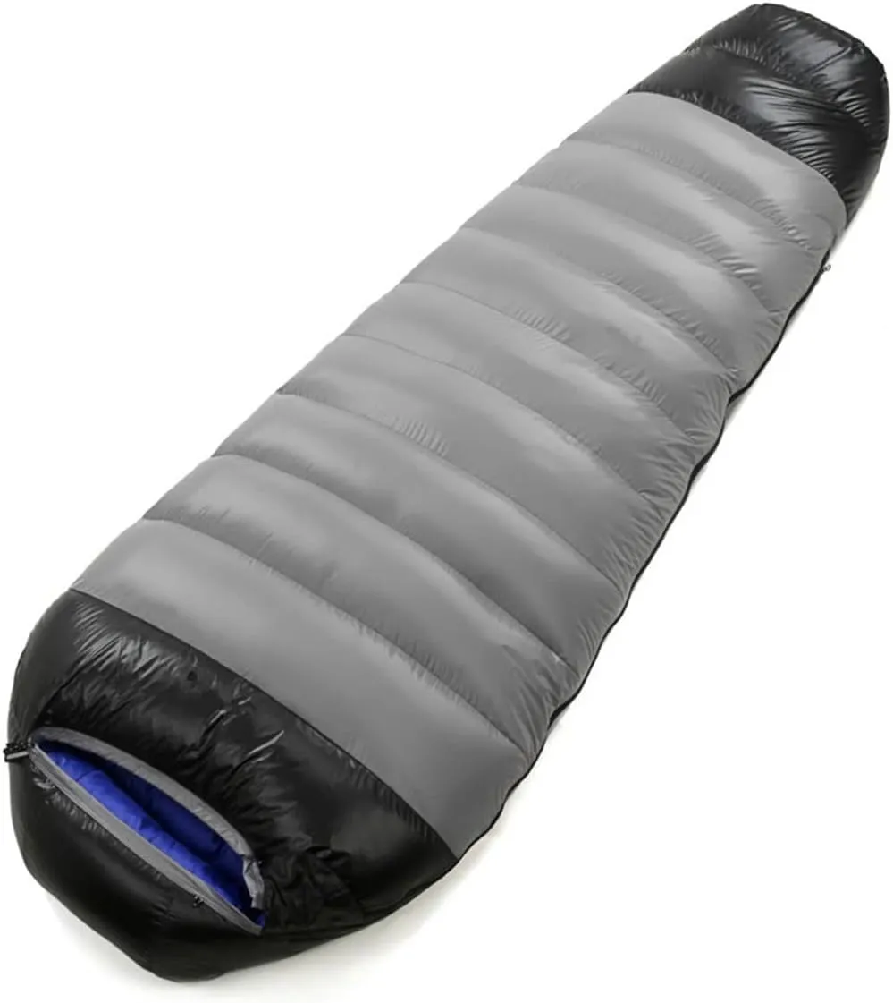 Sleeping Bag Outdoor Camping Ultralight 95% Goose Down Sleeping Bag Three-Season Down Sleeping Bag Outdoor Lazy Bag