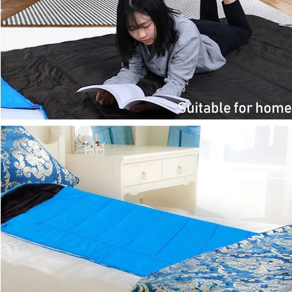 Sleeping Bag, Ultralight Outdoor Envelope-Shaped Sleeping Bag Portable Compact with Compression Sack 4 Seasons Comfortable for Camping