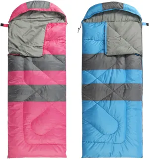 Sleeping Bags, Backpacking Camping Sleeping Back Blue Sleeping Bag