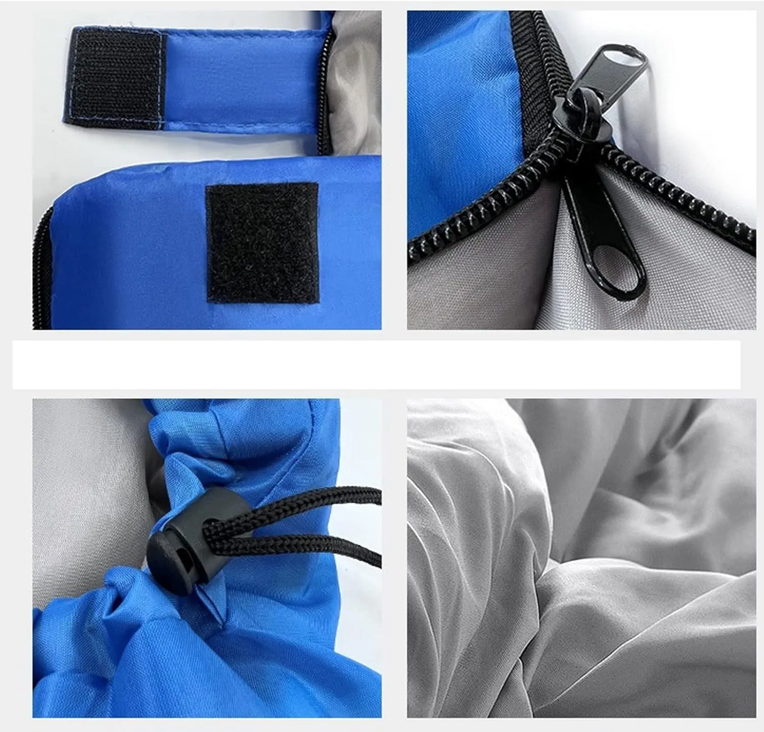 Sleeping Bags Portable Envelope Sleeping Bag Outdoor Adult Waterproof Travel Hiking Ultralight Sleeping Bag with Cap Camping Equipment