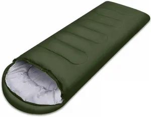 Sleeping Bags Portable Envelope Sleeping Bag Outdoor Adult Waterproof Travel Hiking Ultralight Sleeping Bag with Cap Camping Equipment