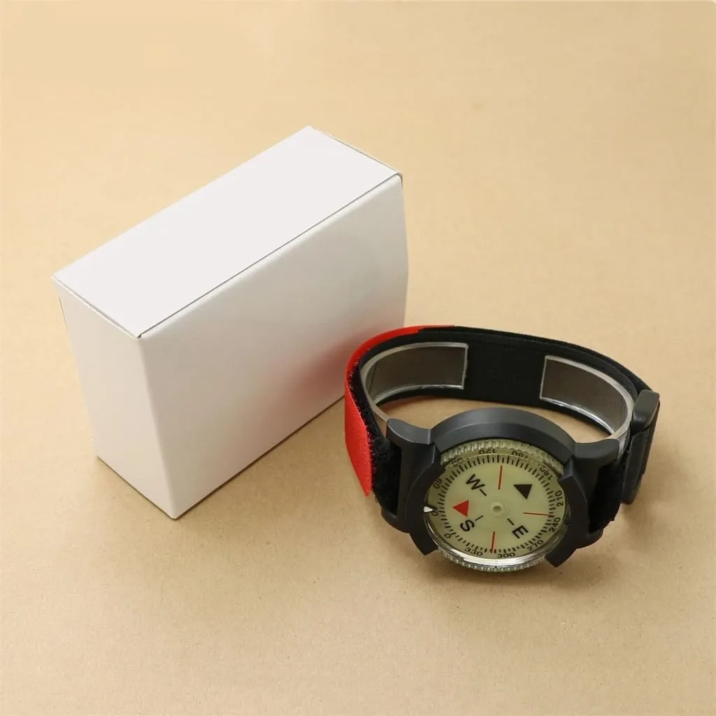 Small Diving Needle Compass Waterproof High Precision Watch Compass Stable Direction with Luminous