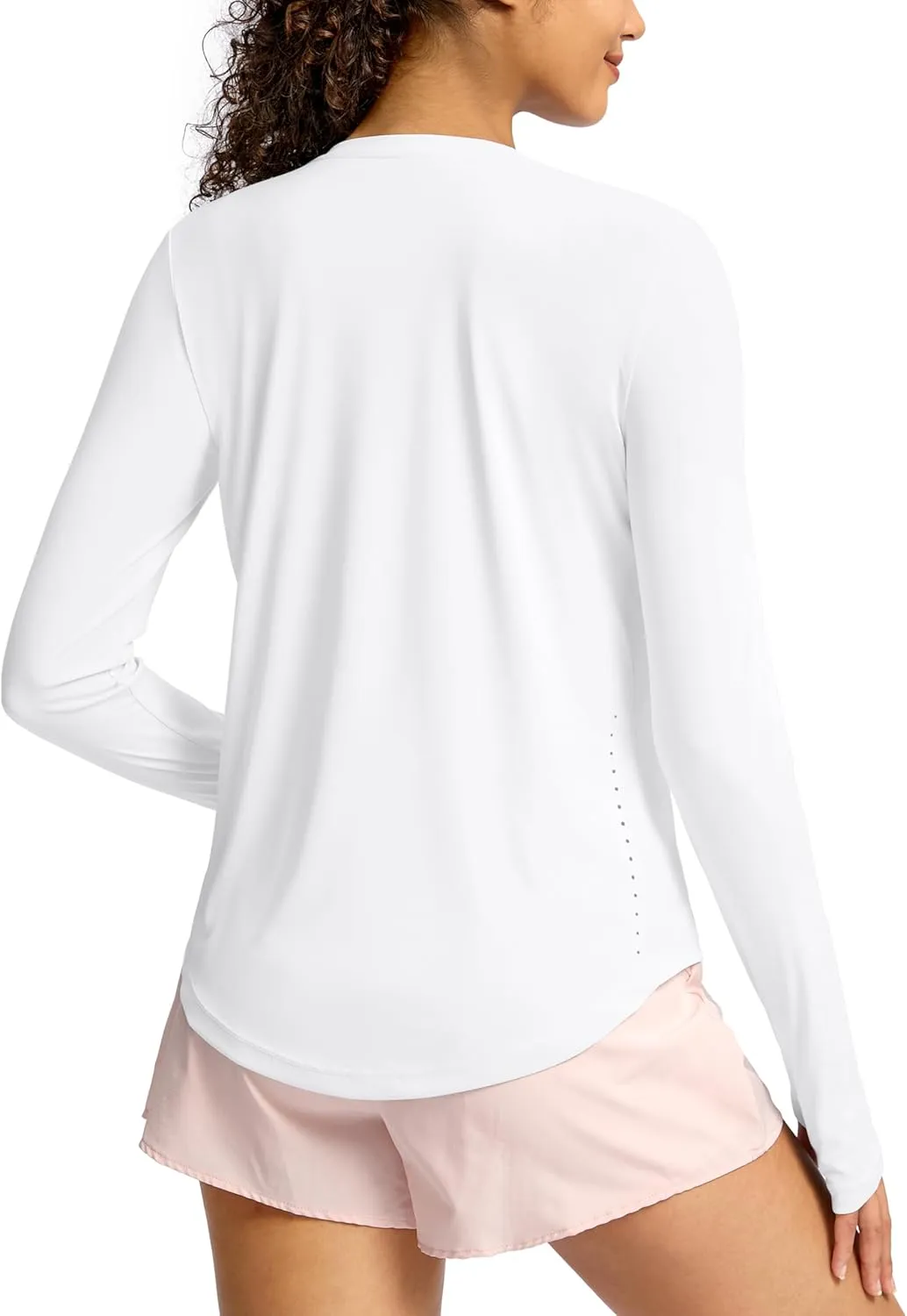 Soothfeel Lightweight Long Sleeve Workout Tops for Women Gym Running Athletic UPF 50  Sun Shirts Tees Moisture Wicking
