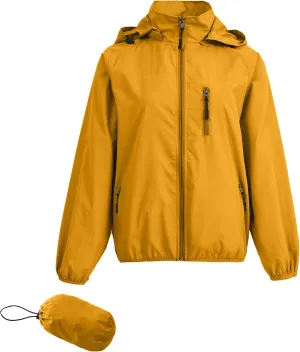 Spmor Women's Lightweight Waterproof Jacket Packable Windbreaker Running Coat