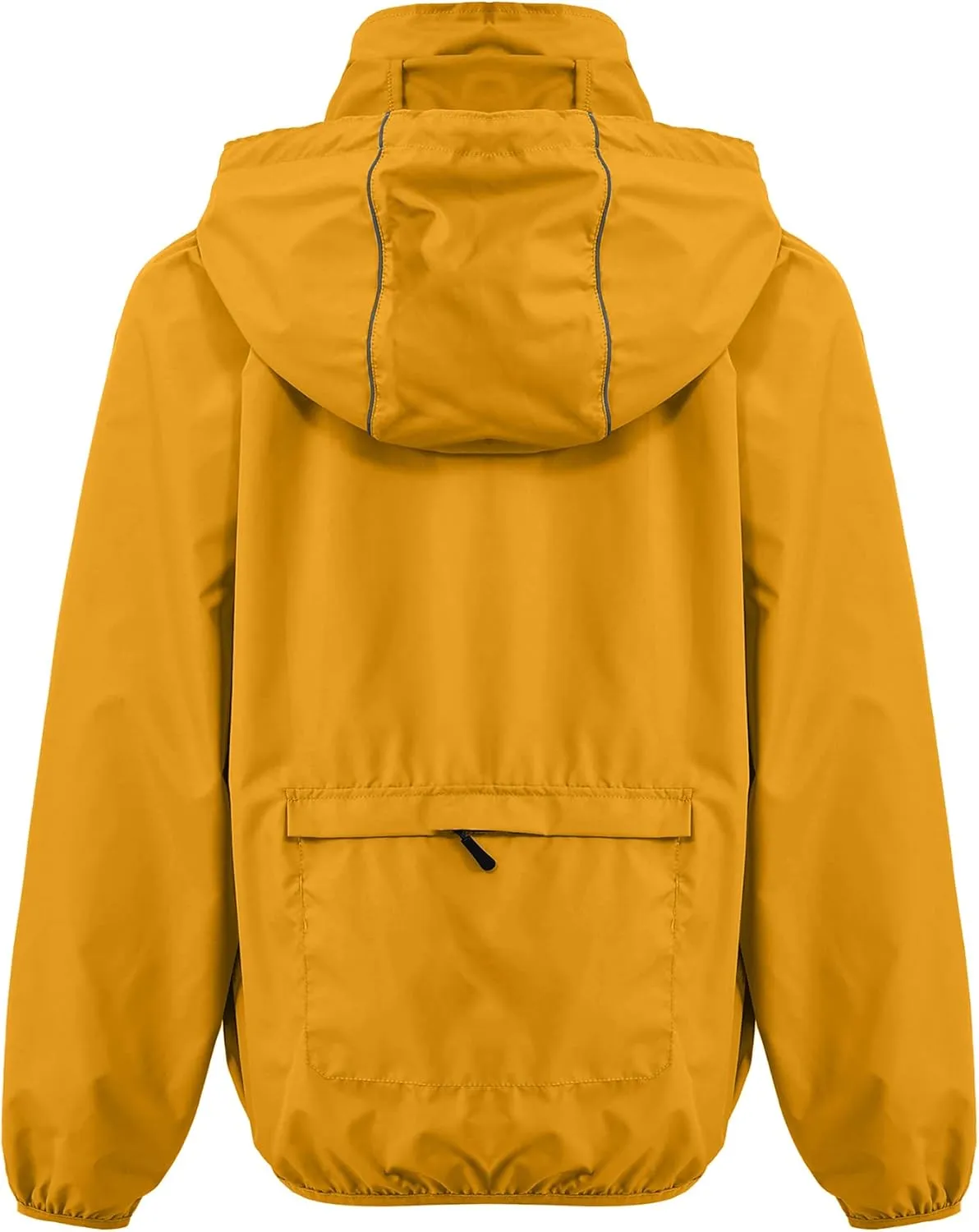 Spmor Women's Lightweight Waterproof Jacket Packable Windbreaker Running Coat