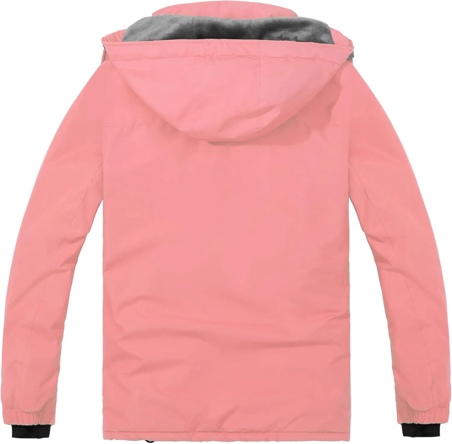 Spmor Women's Waterproof Ski Jacket Mountain Rain Winter Coat Windproof Skin Hooded Jacket