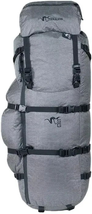 Stone Glacier Terminus 7000 Internal Frame Backpack, 7000 Cubic Inch, Graphite, Ultralight, Tear-Resistant, Made in USA (50085-GT-S)