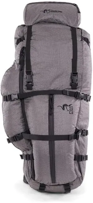 Stone Glacier Terminus 8700 Internal Frame Backpack, 8700 Cubic Inch, Graphite, Ultralight, Tear-Resistant, Hydration Compatible, Made in USA (50103-GT-L)