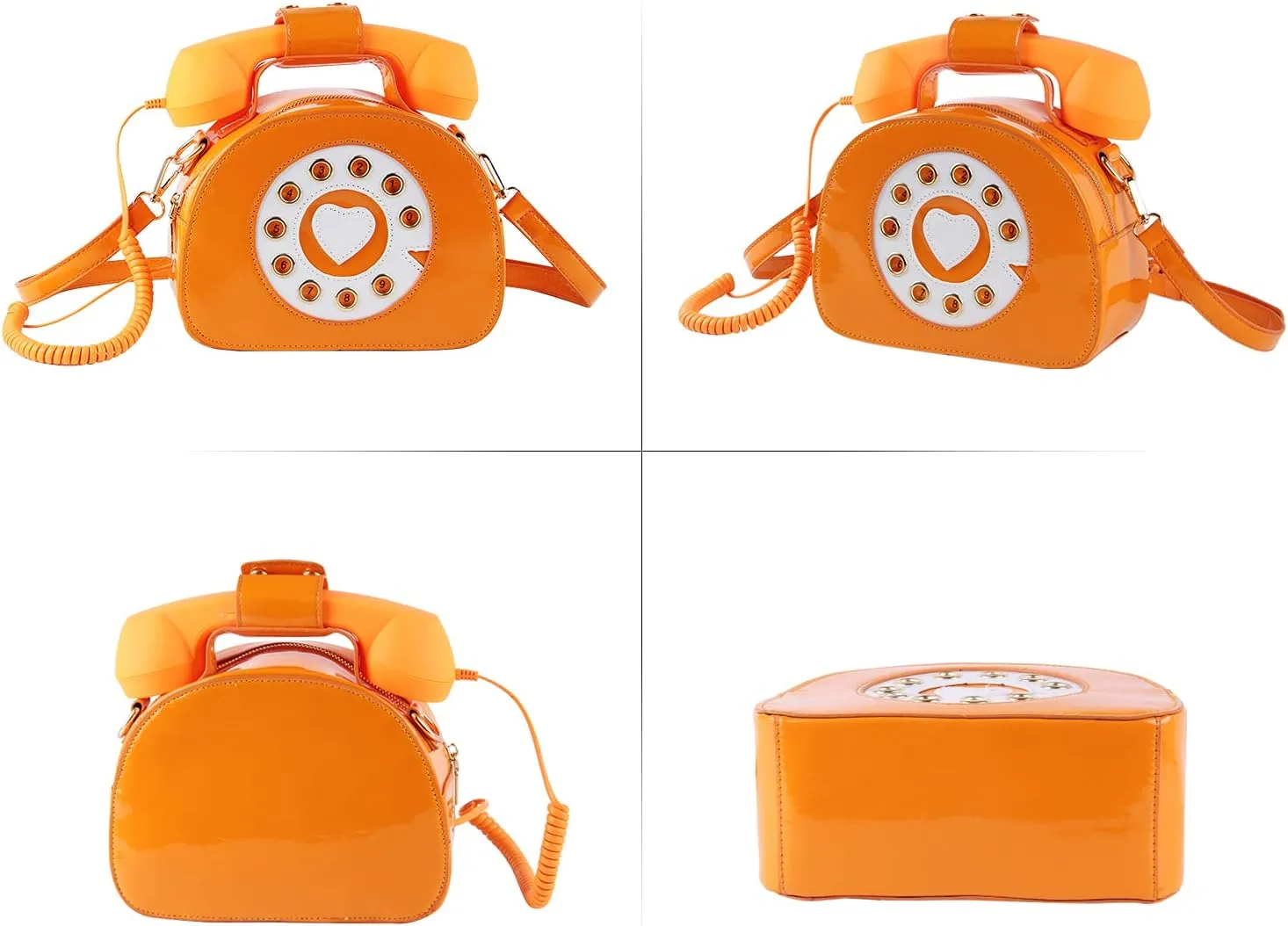 SUKUTU Telephone Shaped Purse Shoulder Crossbody Tote Bags Women Retro Phone Top-Handle Handbags for Girls