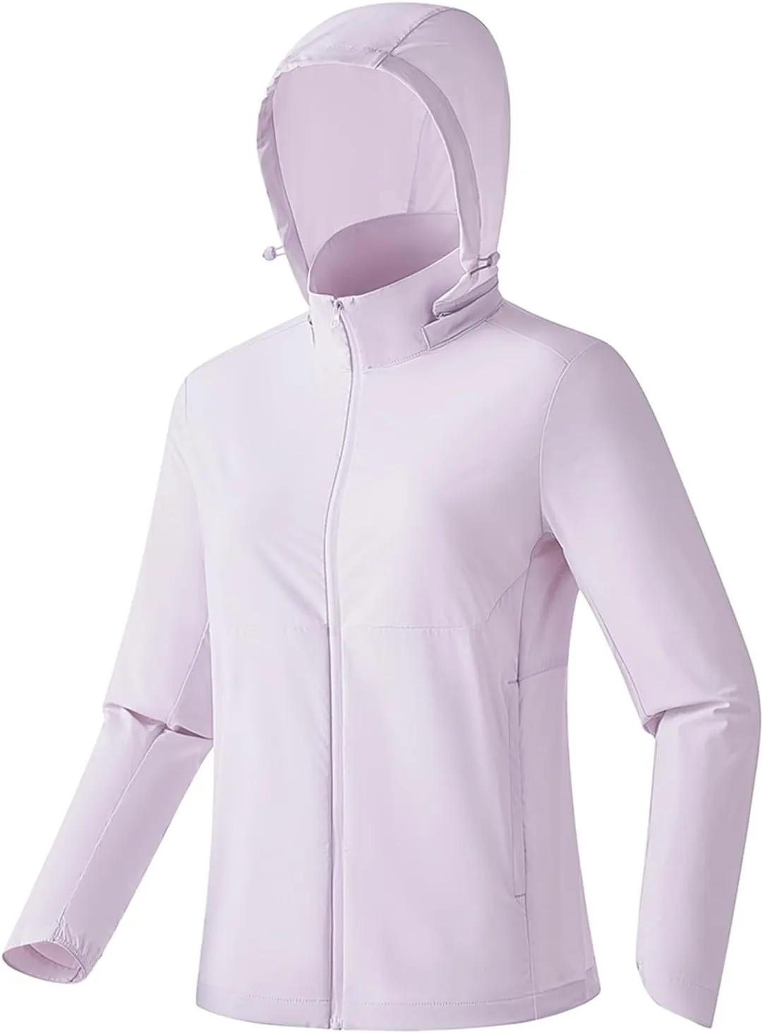 Sun Protection Clothing Women Fashion UPF 50  Rain Jackets with Pockets Long Sleeve Solid Color Summer Outfits