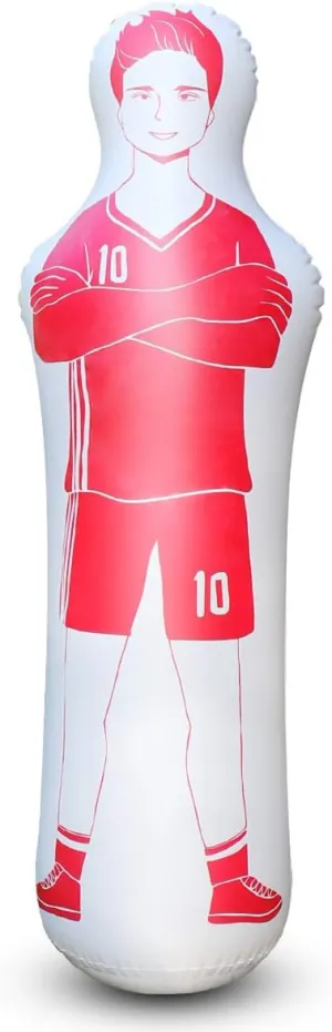 SUNSHINE-MALL Inflatable Soccer Dummy Goalkeepr Air Mannequin Free Kick Defender Wall Goalkeeper Defender Training for Children Adult