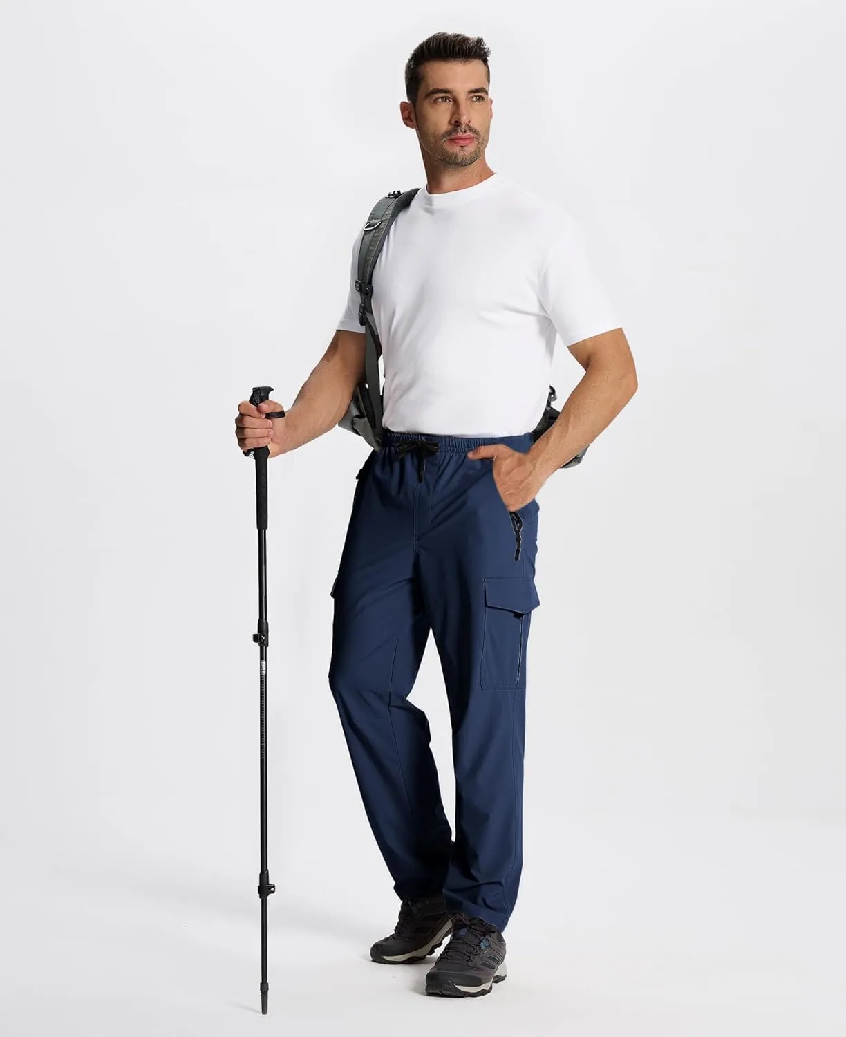 Susclude Waterproof Hiking Pants Men Lightweight Quick Dry Men's Hiking Pants