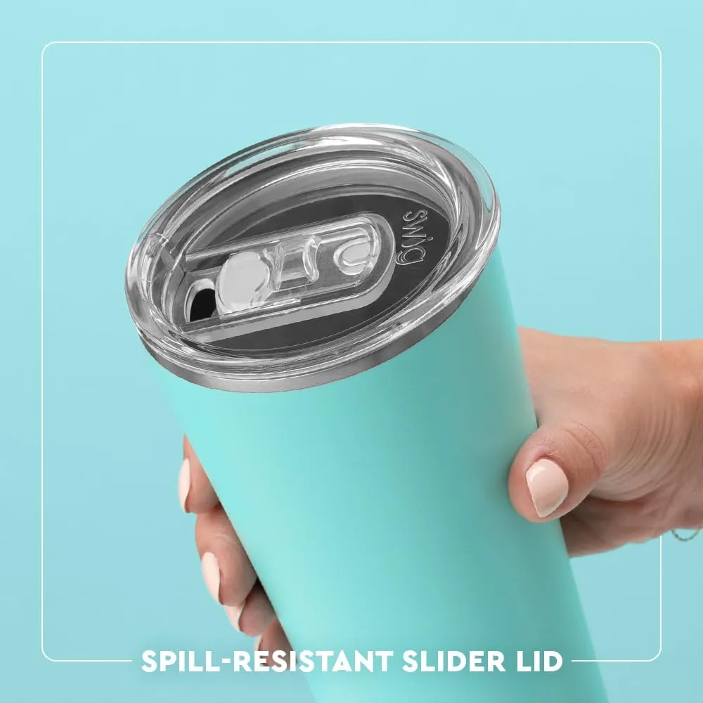 Swig Life 22oz Insulated Tumbler, Travel Coffee Tumbler with Lid, Cup Holder Friendly Travel Coffee Mug, Stainless Steel Thermos (Boho Desert)