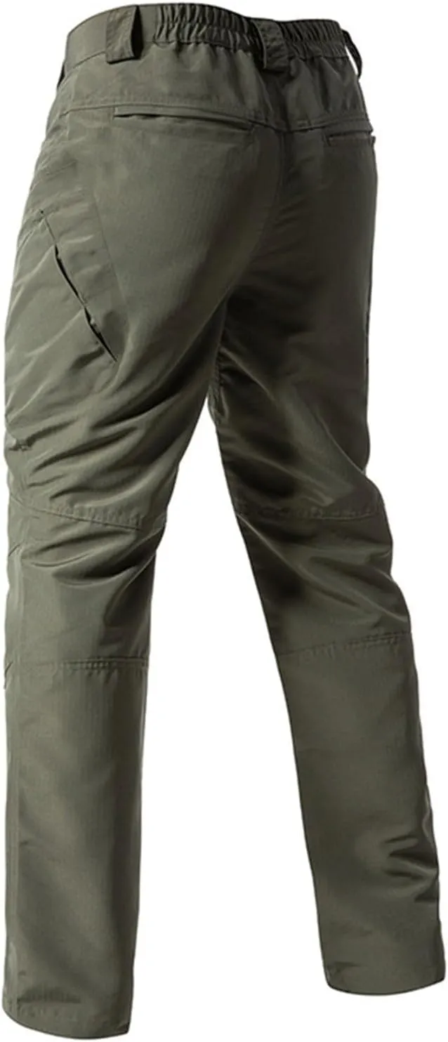 Tactical Pants for Men Waterproof Construction Cargo Pants with Pockets Ripstop Hiking Big and Tall Work Pants