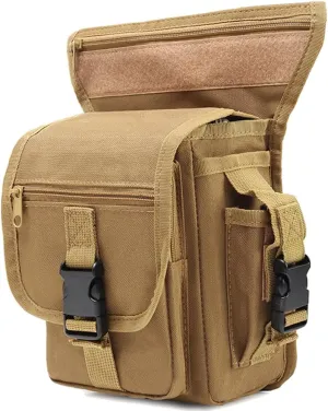 Tactical Thigh Pack Pouch Military Drop Leg Bag for Men Multifunctional Waist Bag
