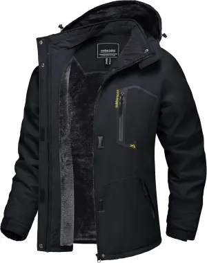 TACVASEN Women's Winter Jacket Waterproof Ski Jacket Hooded Fleece Lined Warm Snow Coat Mountain Windproof Rain Windbreaker