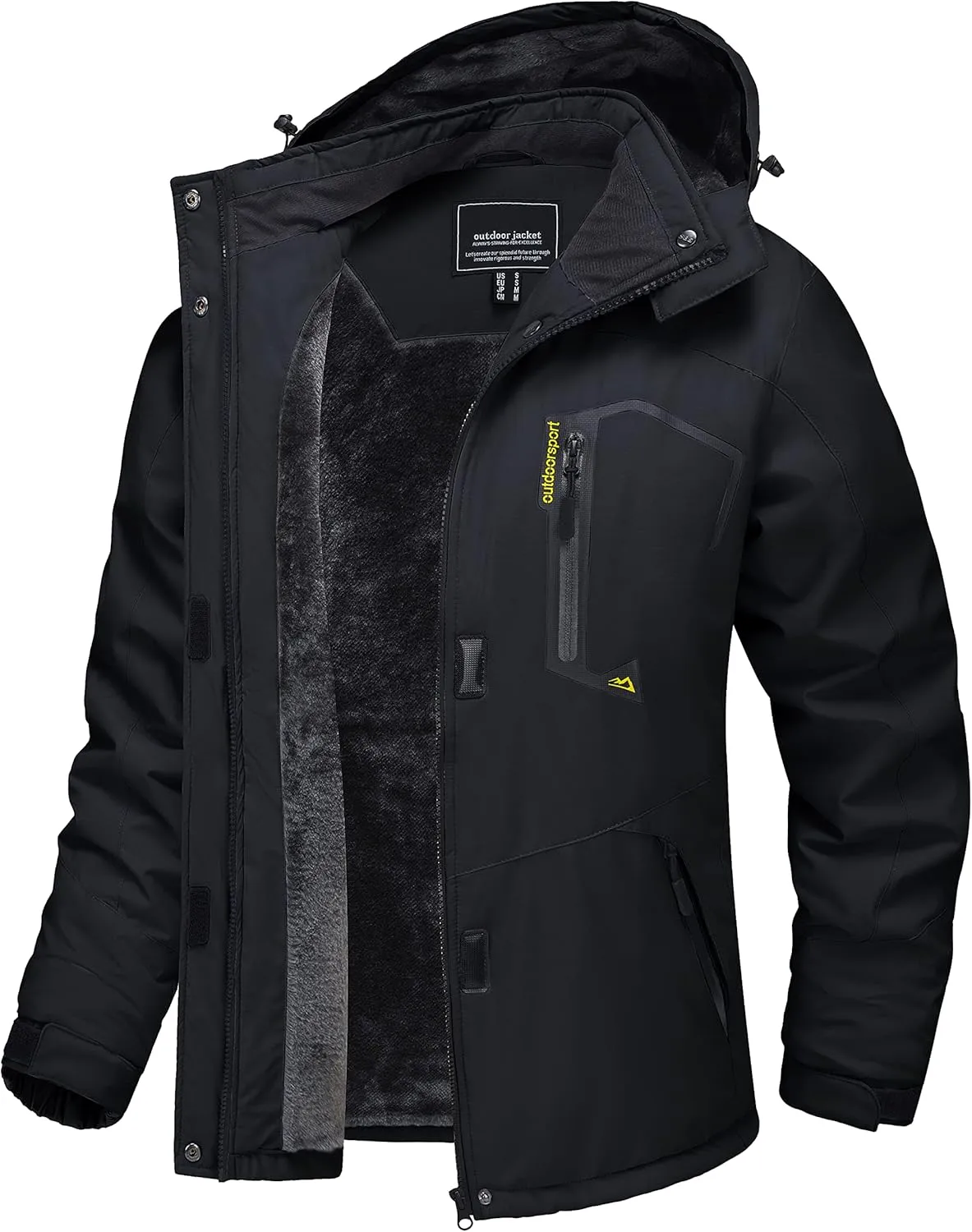 TACVASEN Women's Winter Jacket Waterproof Ski Jacket Hooded Fleece Lined Warm Snow Coat Mountain Windproof Rain Windbreaker