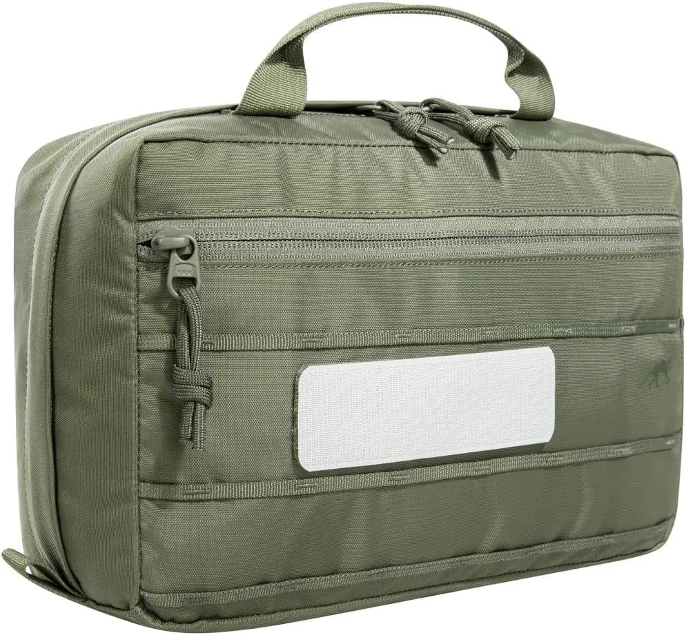 Tasmanian Tiger TT Multipurpose Pouch VL Backpack Accessory Bag with 6L Volume, Backpack Organiser with Velcro Attachment, EDC Pouch, Olive
