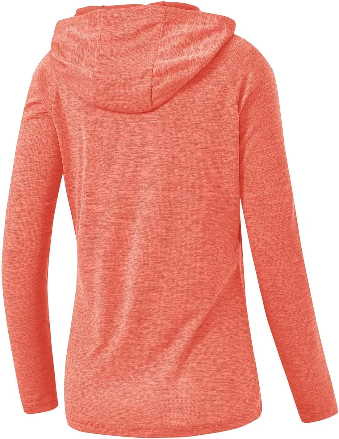 TBMPOY Womens UPF 50  Sun Protection Hoodie Shirt Long Sleeve Fishing Hiking Outdoor UV Shirt Lightweight