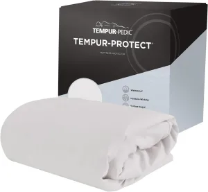 Tempur-Pedic Protect Waterproof Mattress Protector, Twin XL, White