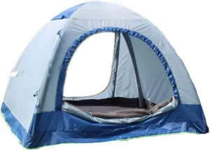 Tent for Camping Waterproof Foldable Camping Tent Double Layer Tent Fishing Mountaineering 3-4 Person Family Tent Large Space for Picnic Outdoors