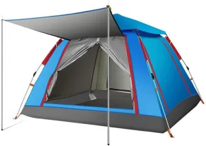 Tents Pop-Up Family Camping 2-4 Persons, Waterproof Ventilated Removable Instant, Quick Set Up Dome for Outdoor Camping, Hiking, Fishing