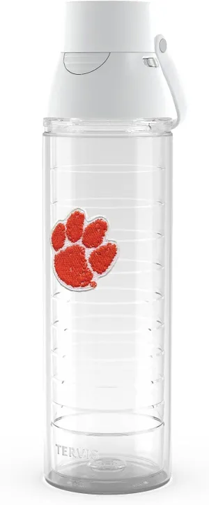 Tervis Venture Lite Clemson Tigers - Primary Logo Made in USA Double Walled Insulated Tumbler Travel Cup Keeps Drinks Cold & Hot, 24oz Water Bottle, Classic