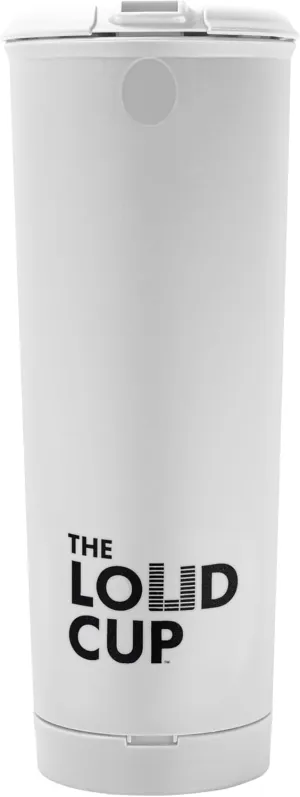 The LoudCup Tumbler   Stadium Horn - Insulated Cup Reusable Water Bottle Coffee Travel Mug - Worlds Loudest Cup for Game Day