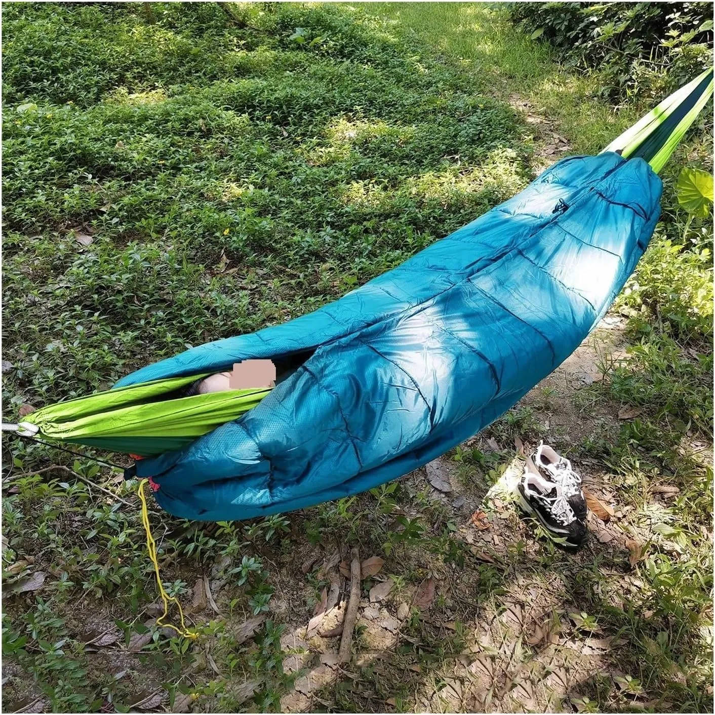 Thickened Winter Hammock Underquilt -Cold-Weather Goose Down Sleeping Bag for Adults - Picnics and Outdoor Adventures