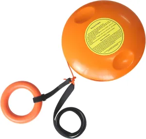 Throwable Emergency Rescue Disc for Water and Ice Emergencies Rescue Equipment, 131ft Rescue Rope, Throwable Device for Kayaking and Rafting, Safety Equipment for Raft and Boat