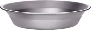 Titanium Bowl Pan Plate Dish 500ML with Carry Bag Outdoor Camping Lightweight Tableware
