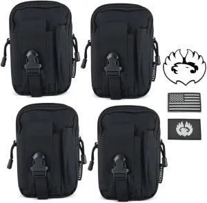 Torch Utility Pack with MOLLE Straps Military Style Medical IFAK Pouch for Every Day Carry