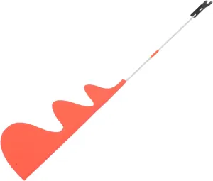 TOYANDONA 1set Bike Safety Flag Kit with Fiberglass Pole High Visibility Orange Flag for Bike Trailer Easy Installation Design for Boy Girl and Seniors