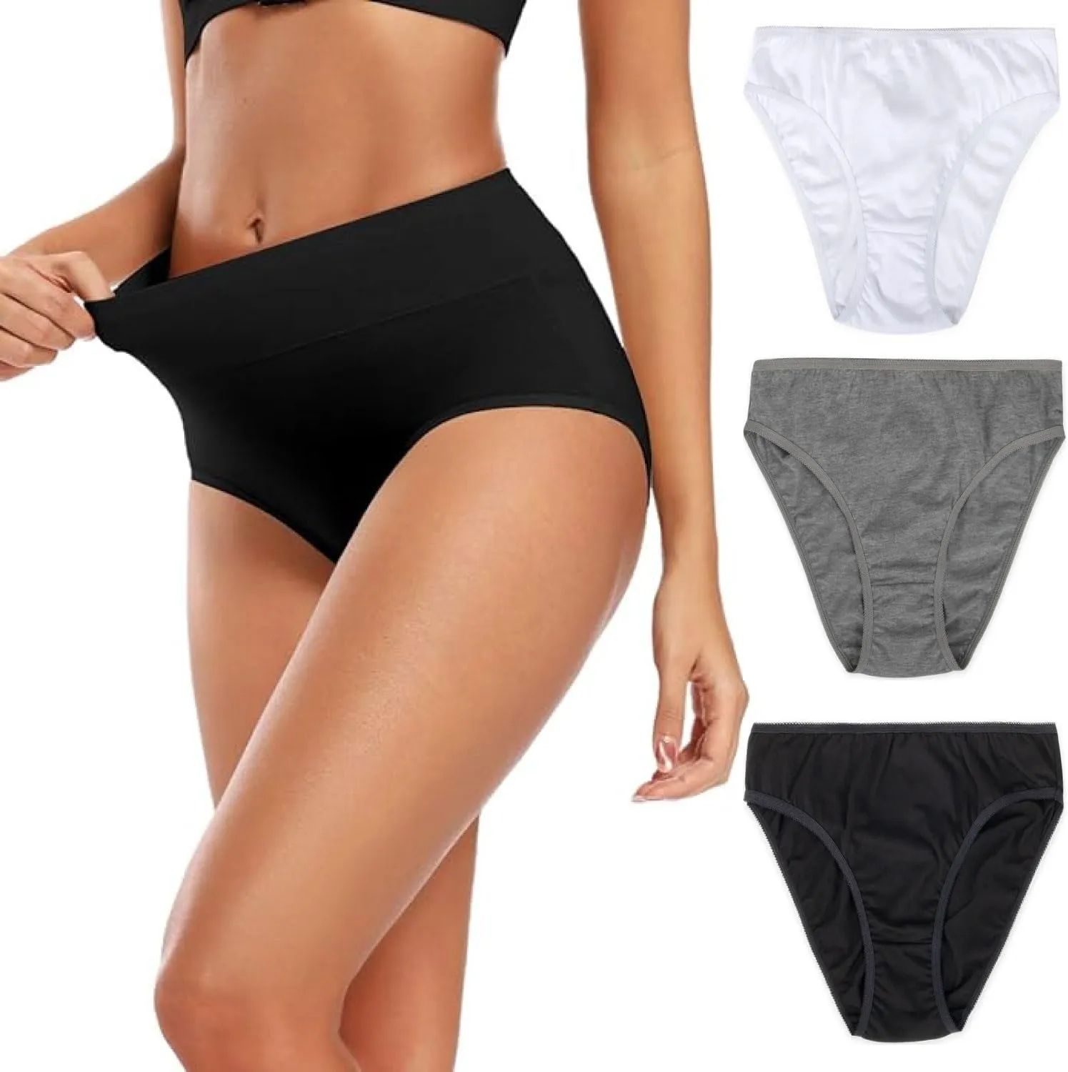 Trail maker Bulk Women’s Underwear for Homeless, 50 Pack Bulk Women’s Briefs for Shelters, Disaster Relief (All Larges Pack)