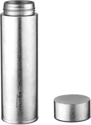 Travel Insulated Water Bottle 450ml Lightweight with Tea Filter Titanium Vacuum Flask Outdoor Water Bottles for Camping Backpacking Hiking