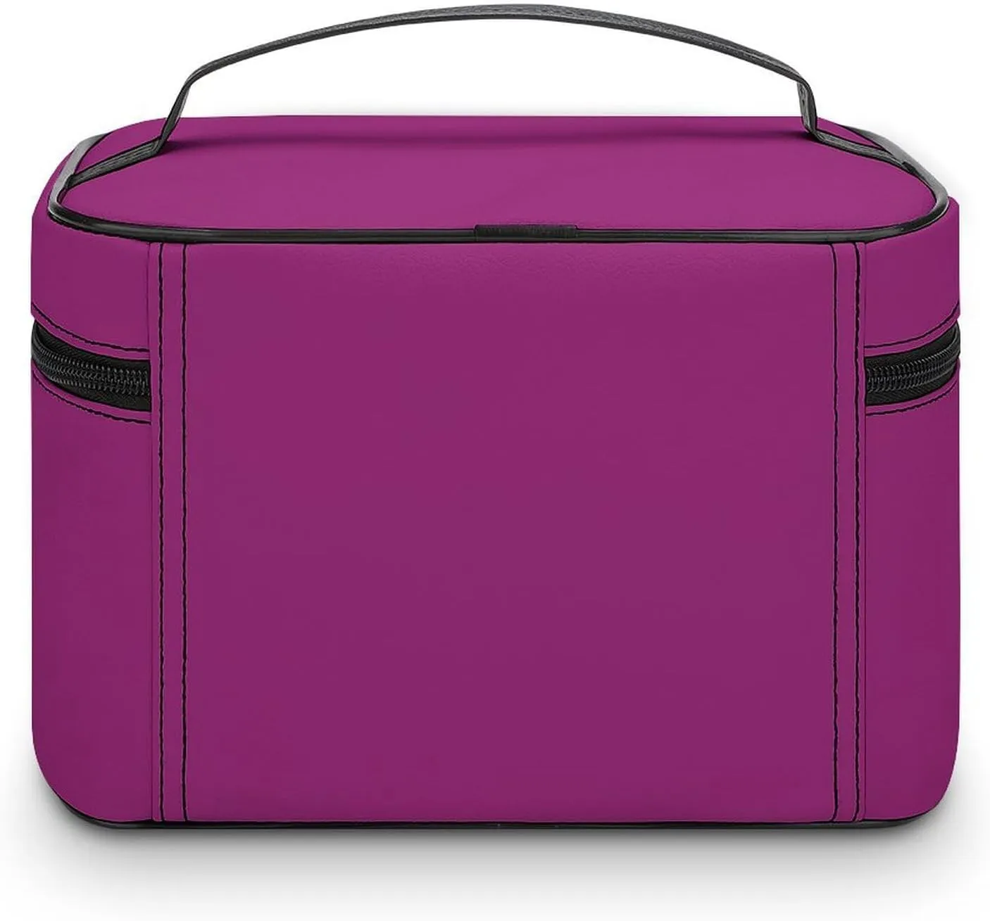 Travel Makeup Bag, Dark Pink Cosmetic Bags for Women Large Capacity Waterproof Toiletry Bag Make up Organizer
