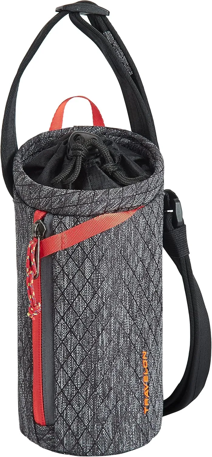 Travelon Greenlander Sustainable Anti-Theft Insulated Water Bottle Bag