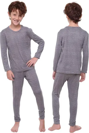 Ultra Dry Thermal Underwear For Kids Long Johns Fleece Lined Leggings And Shirt Boy And Girl Unisex Underwear Base Layer